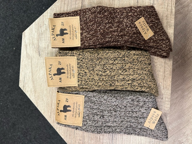Ponožky alpaca teplé pánské